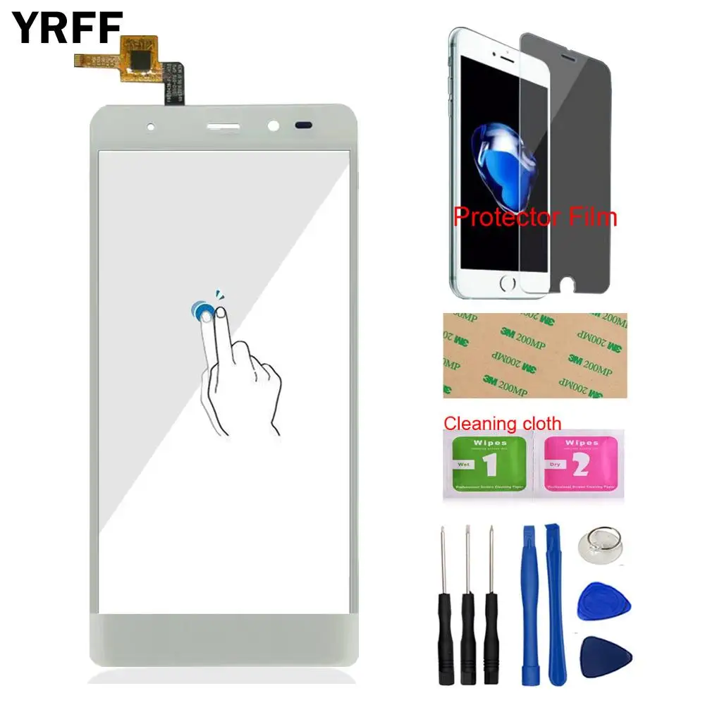 YRFF Переднее стекло для телефона Leagoo T1 сенсорный экран дигитайзер панель
