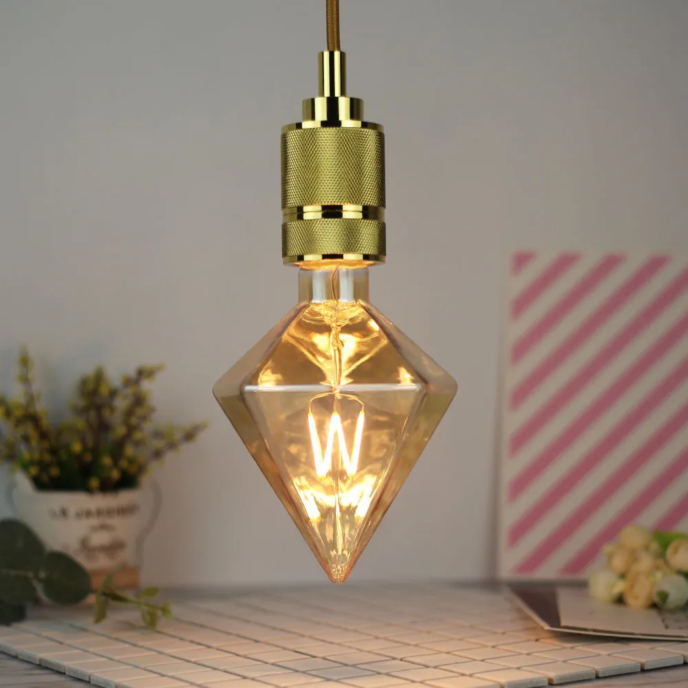 Светодиодная лампа в форме бриллианта подвесной светильник s атмосферная для