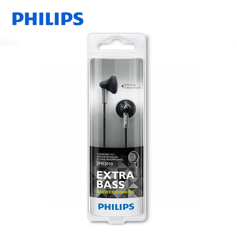 Оригинальный Микрофон Philips SHE3015 с поддержкой проводного управления проводное