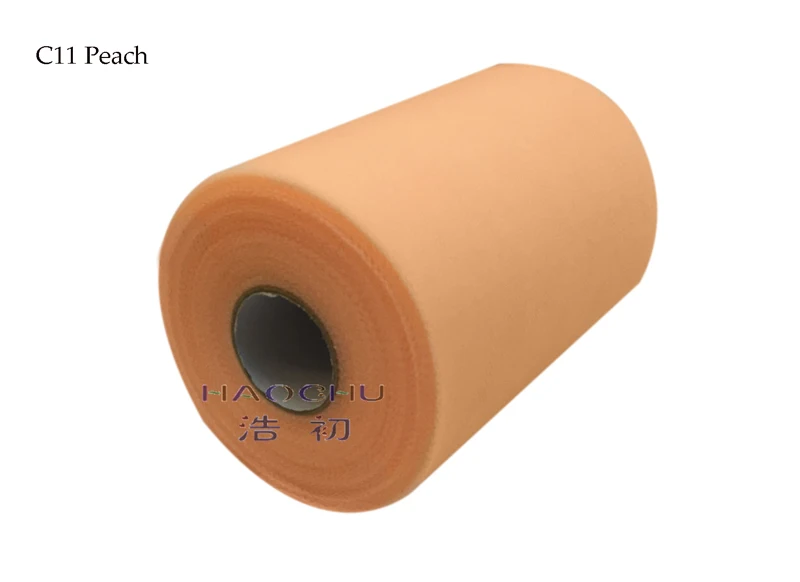 HAOCHU 6 дюймов x100Yard Тюлевая рулонная катушка для юбки-пачки платье Свадебные украшения для дня рождения украшения из органзы Ткань Настольные Бегуны - Цвет: 11