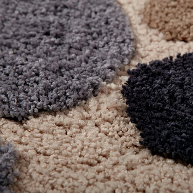 Прямоугольный булыжник дизайн нескользящий коврик Ванная комната всасывания