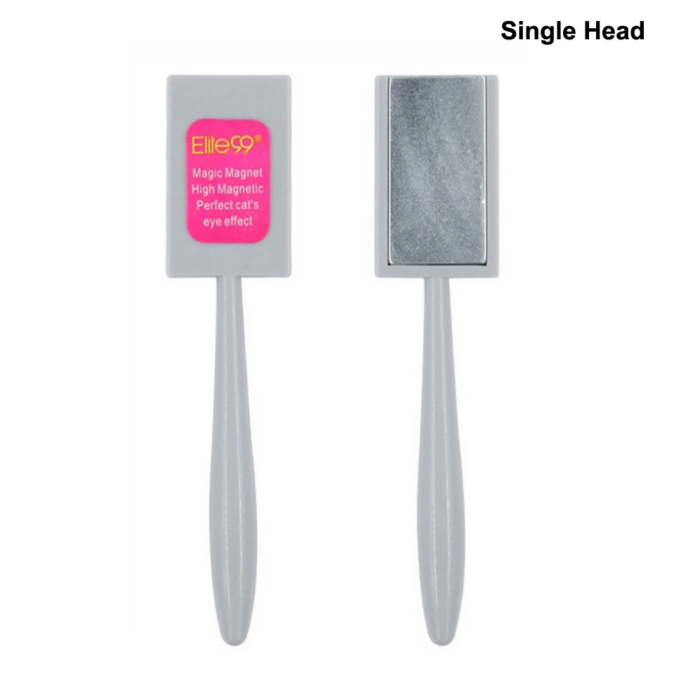 Single Head Сильный эффект Одиночная двойная головка 3D кошачий гель для глаз Магнитная палочка лак для маникюра Волшебная полоска доска Гель-лак для ногтей DIY инструмент дизайна - Цвет: Single Head