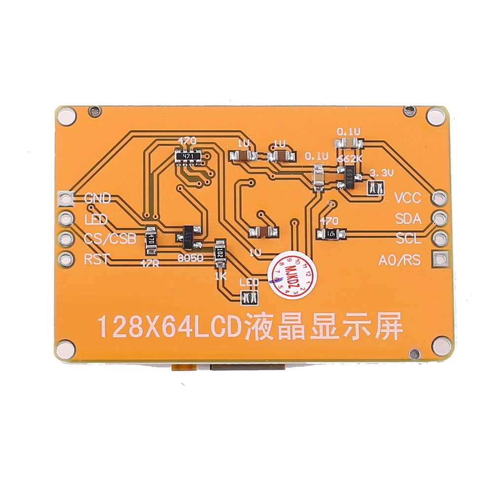 Модуль жк дисплея LCD12864 IIC 5 в 128x64 точек графическая матрица LCD 12864 белая подсветка