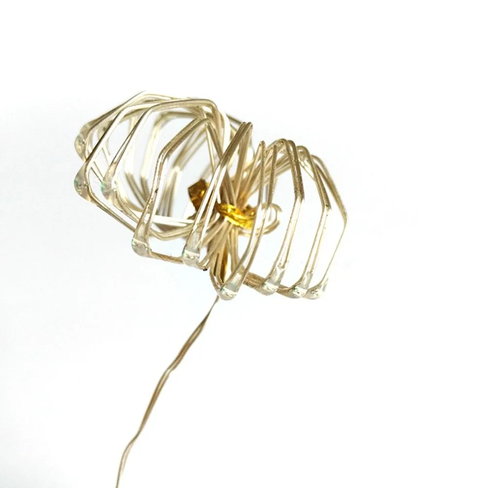 Кнопка светсветодио дный овая строка светодиодная медная проволока лампа теплый