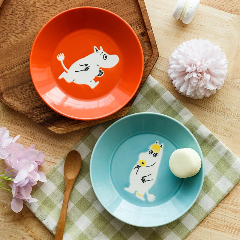 Японский стиль Moomin керамические кружки милый объем чашки 316 мл кофейная чашка глазурь цвет мультфильм Закуски Блюдо подарок на день Святого Валентина