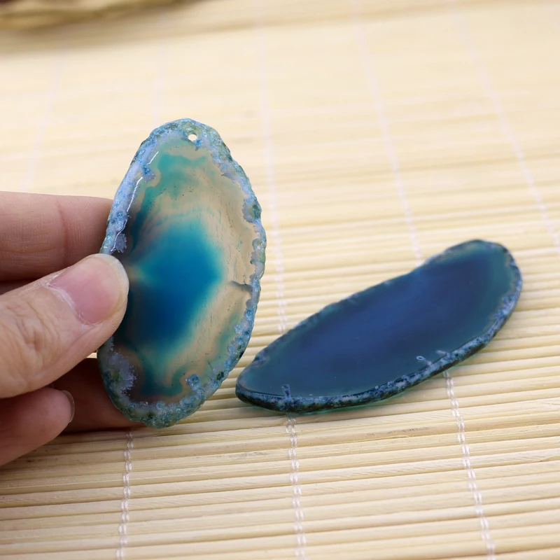 Женская подвеска с голубым камнем 10 шт.|pendant diy|brazilian stonesstone natural |