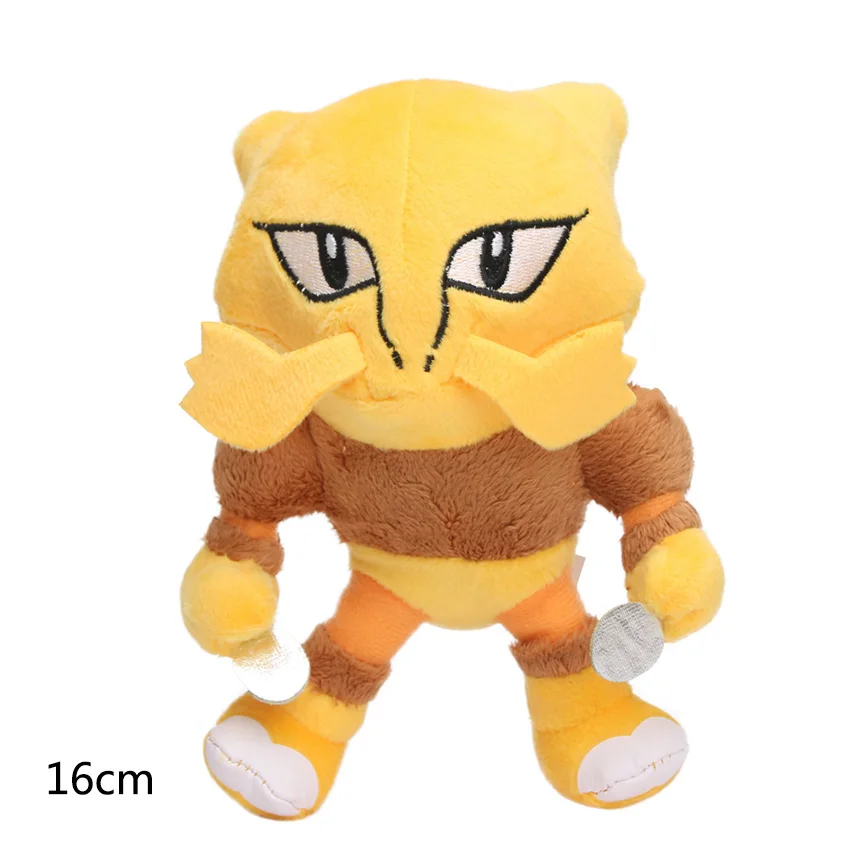 Карманный плюшевый джирачи джиггглипуф торшик Togepi Poliwhirl Cubone Totodile Ditto Treecko Snivy чучело куклы игрушки - Цвет: Alakazam