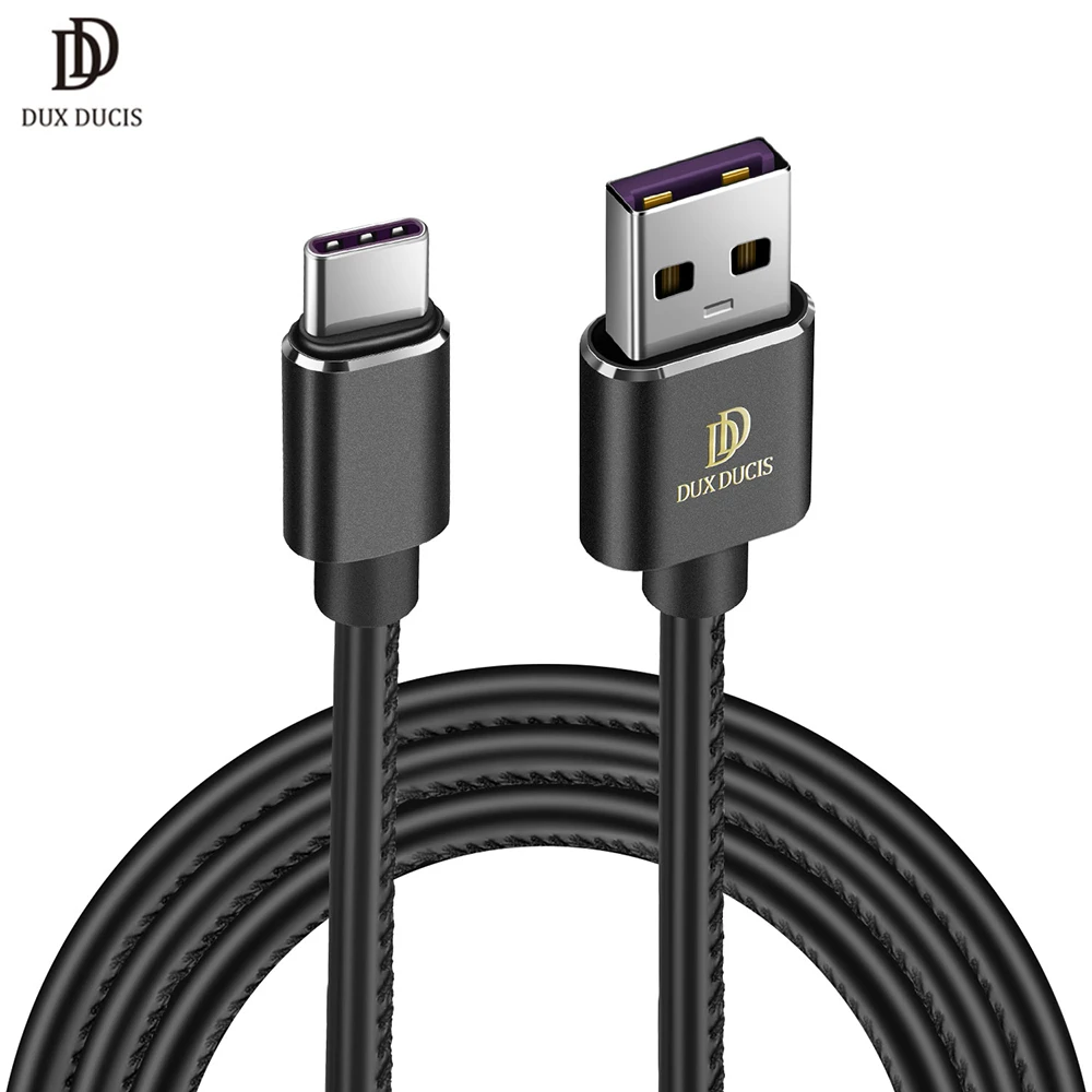 DUX DUCIS 5A USB Type C Cable for Huawei P20 Pro P10 P9 Plus Mate 10 PU Fast Charge USB-C Samsung S9 S8 Oneplus 6 New | Мобильные