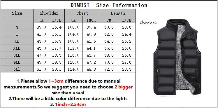 Мужская хлопковая жилетка DIMUSI Толстая теплая без рукавов в армейском стиле