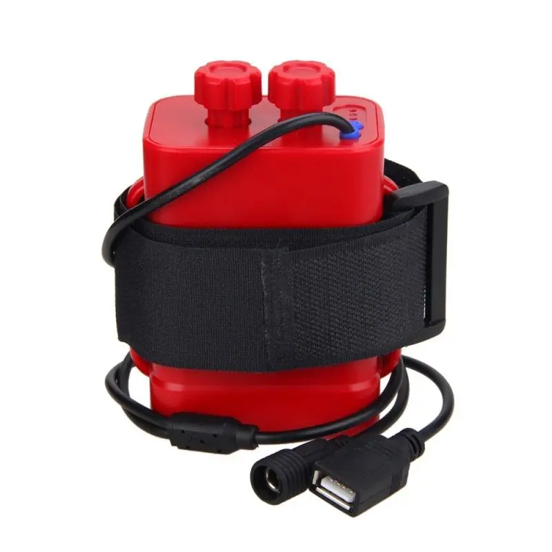 Водонепроницаемый Пластиковый Чехол держатель 6x18650 для батарей выход