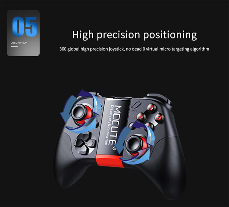 MOCUTE 054 Bluetooth геймпад Android PC беспроводной пульт дистанционного управления
