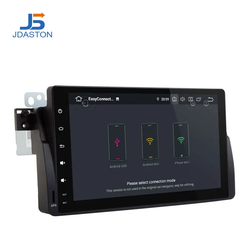 Автомобильный мультимедийный плеер JDASTON 2 DIN Android 10 для BMW E46 M3 MG ZT Rover 75 4 Гб + 64 ГБ