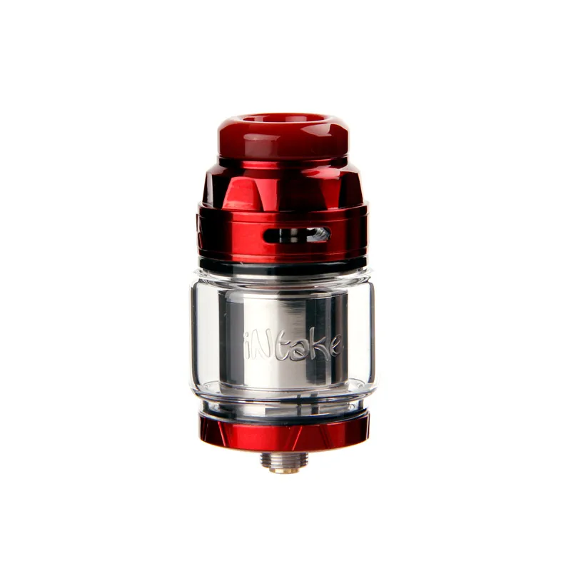 Красный Augvape Впускной RTA бак 4,2 мл 24 мм с одной катушкой, максимальная емкость сока, герметичность, 510 нить, Атомайзеры для электронных сигарет RTA - Цвет: Красный
