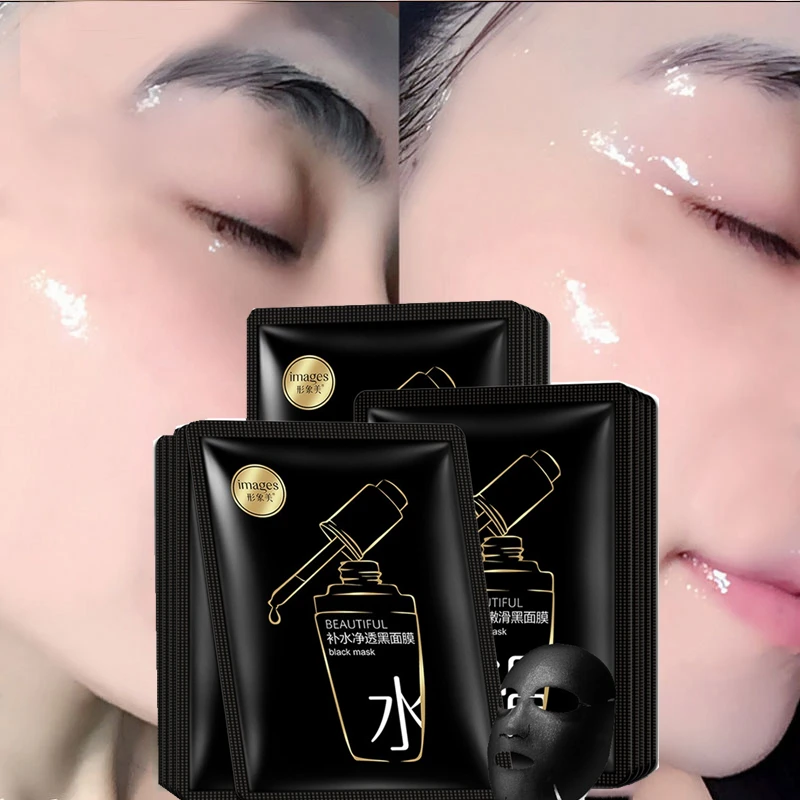 2018 new Image water moisturizing whitening black mask light natural oil control skin care | Красота и здоровье