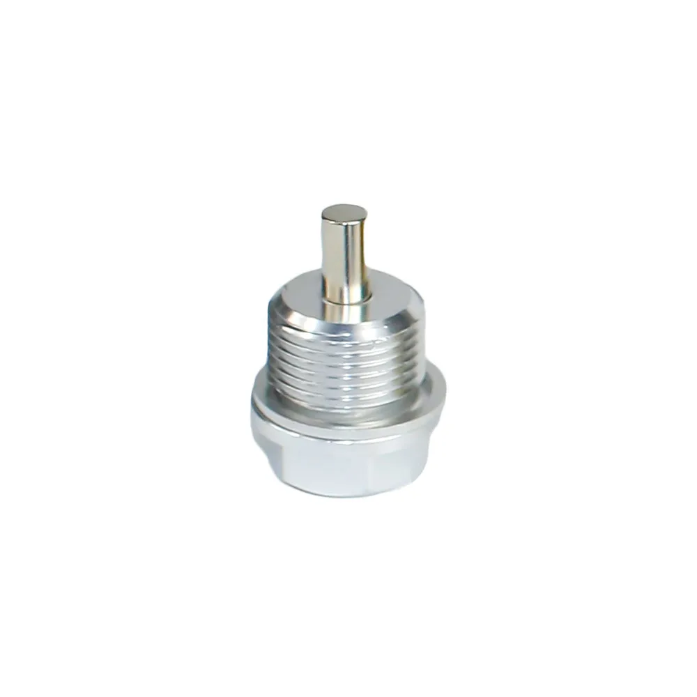 Silver CNSPEED M20* P1.5MM Магнитный сливной заглушка масла алюминиевый болт/Слив Картера масла для SBR(все транспортные средства с резьбой 20x1,5)/YC100286 - Название цвета: Silver