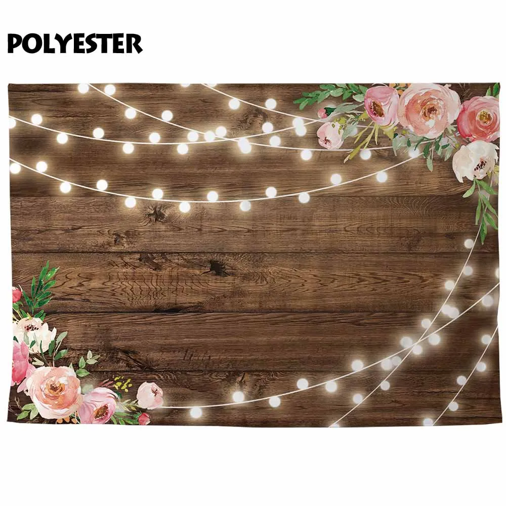 Allenjoy фото фон коричневая деревянная доска Цветок Блестящий Фон фотография