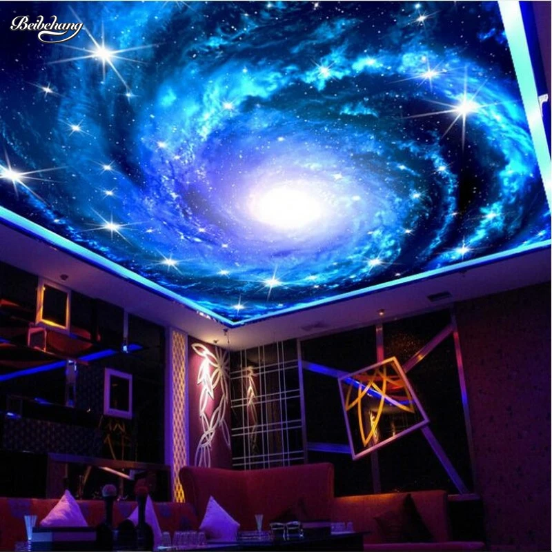 Пользовательские большие фрески мечта галактика супер большое звездное небо