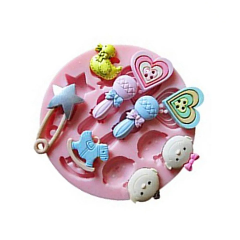 3D DIYCake силиконовые формы для выпечки Creatrive инструменты для украшения тортов из мастики Детские вечерние глиняные шоколадные формы для мастики