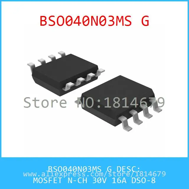 Бесплатная Доставка 3 Шт./лот BSO040N03MS G MOSFET N CH 30 В 16A DSO 8 BSO040N03MSG 040N03 BSO040N03|free shipping