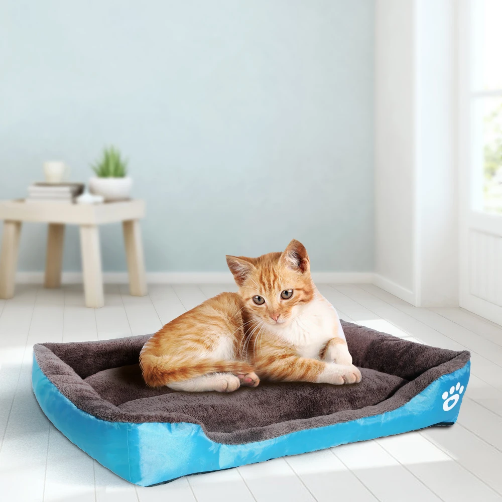 Очень милая мягкая кровать для кошек зимний домик теплые хлопковые товары