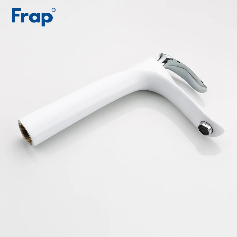 Смеситель для раковины Frap Y10097 белый кран ванной комнаты сантехника |