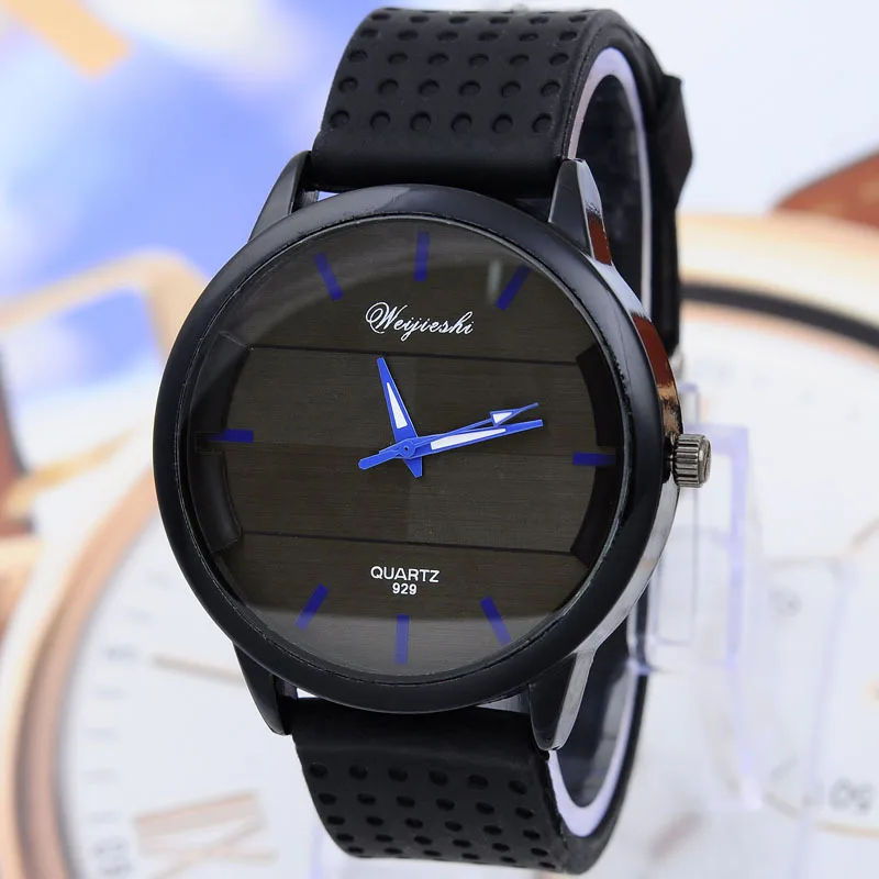 Мужская Мода Кварцевые Аналоговые Силиконовые часы мужчин и женщин Спортивные