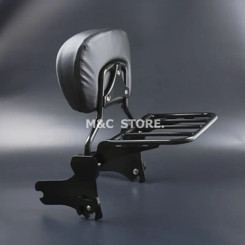 Задняя багажная стойка для мотоцикла + спинка шина Harley Touring Road King Street Glide Electra Classic