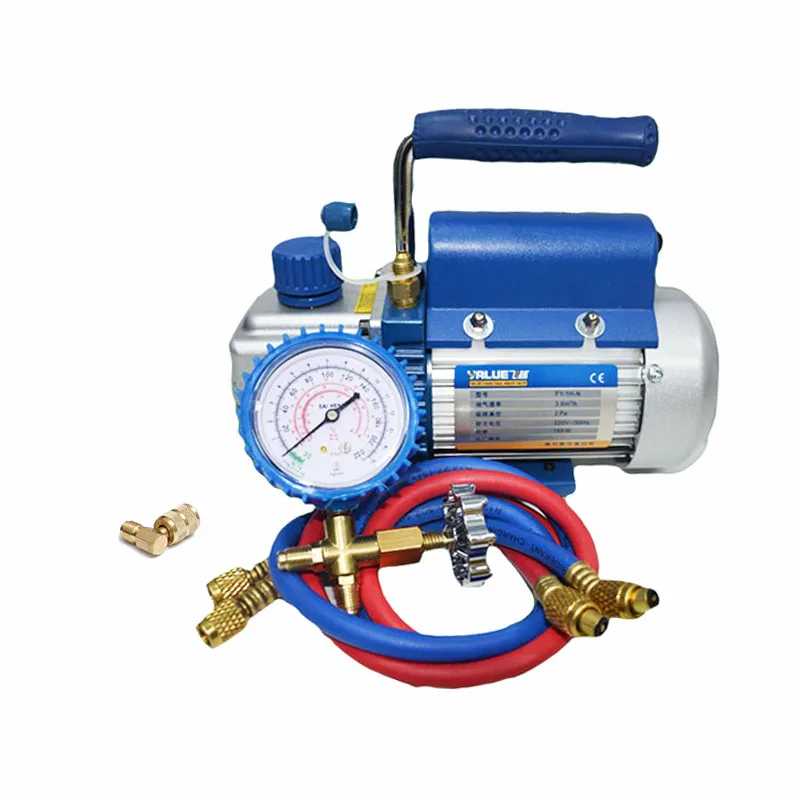 Одноступенчатый мини вакуумный насос R410a 1 л/с 2 12 куб. М|pump for|mini vacuum pumpvacuum pump |