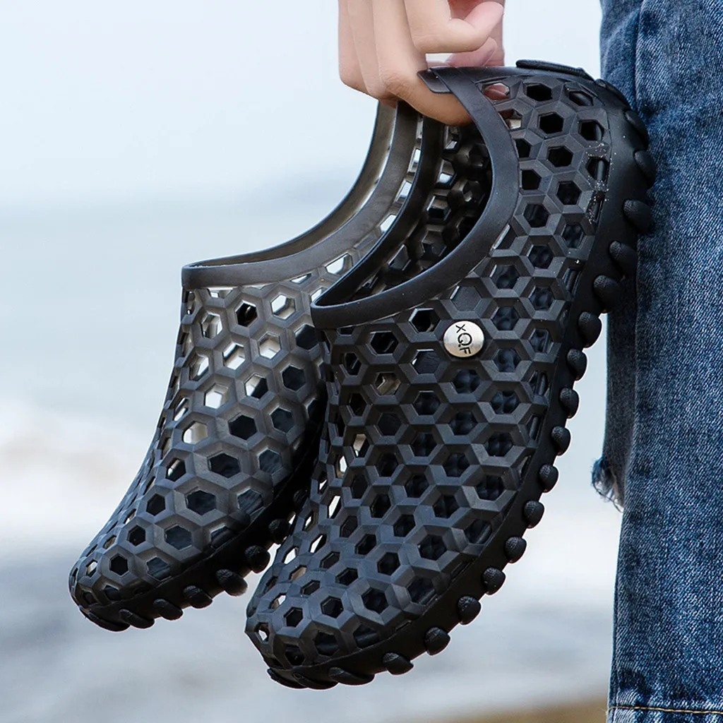 Новинка 2019 года мужские сандалии летние шлепанцы размера плюс Мужская обувь с