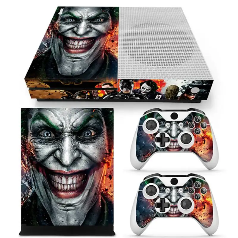 7 Мультяшный Дизайн Наклейка кожа для microsoft Xbox One тонкая кожа наклейка+ 2 шт контроллер скины для Xbox One S Аксессуары для игр - Цвет: 7
