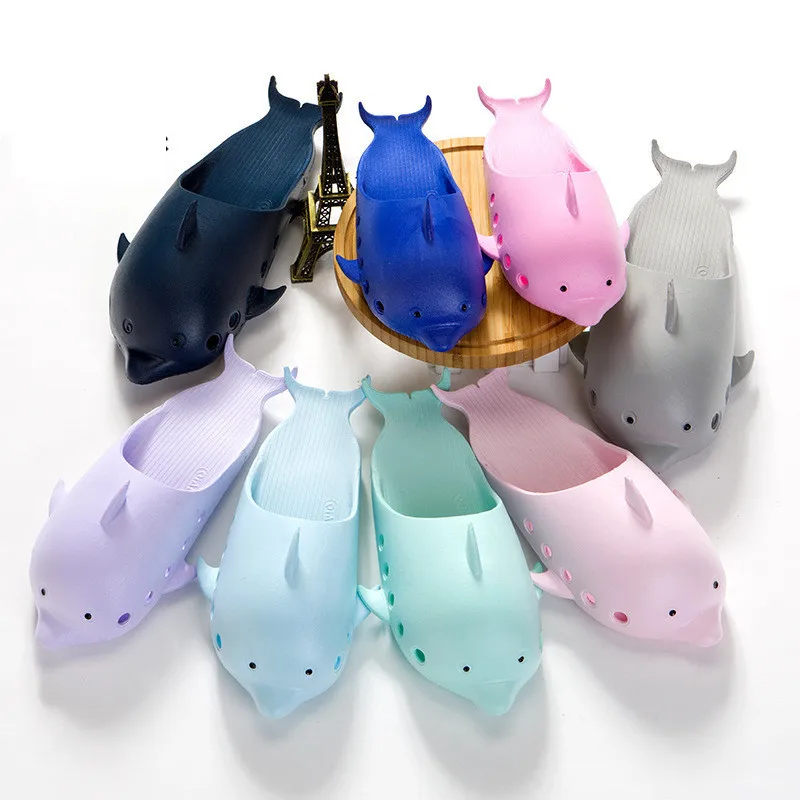 Силиконовые пластиковые Лето животных домашние туфли милые животные ветер