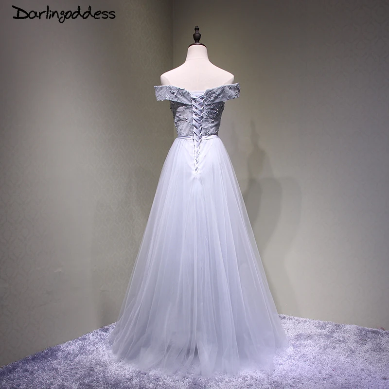 2017 вечернее платье с кружевной аппликацией платья длинным рукавом Robe De Soiree Longue