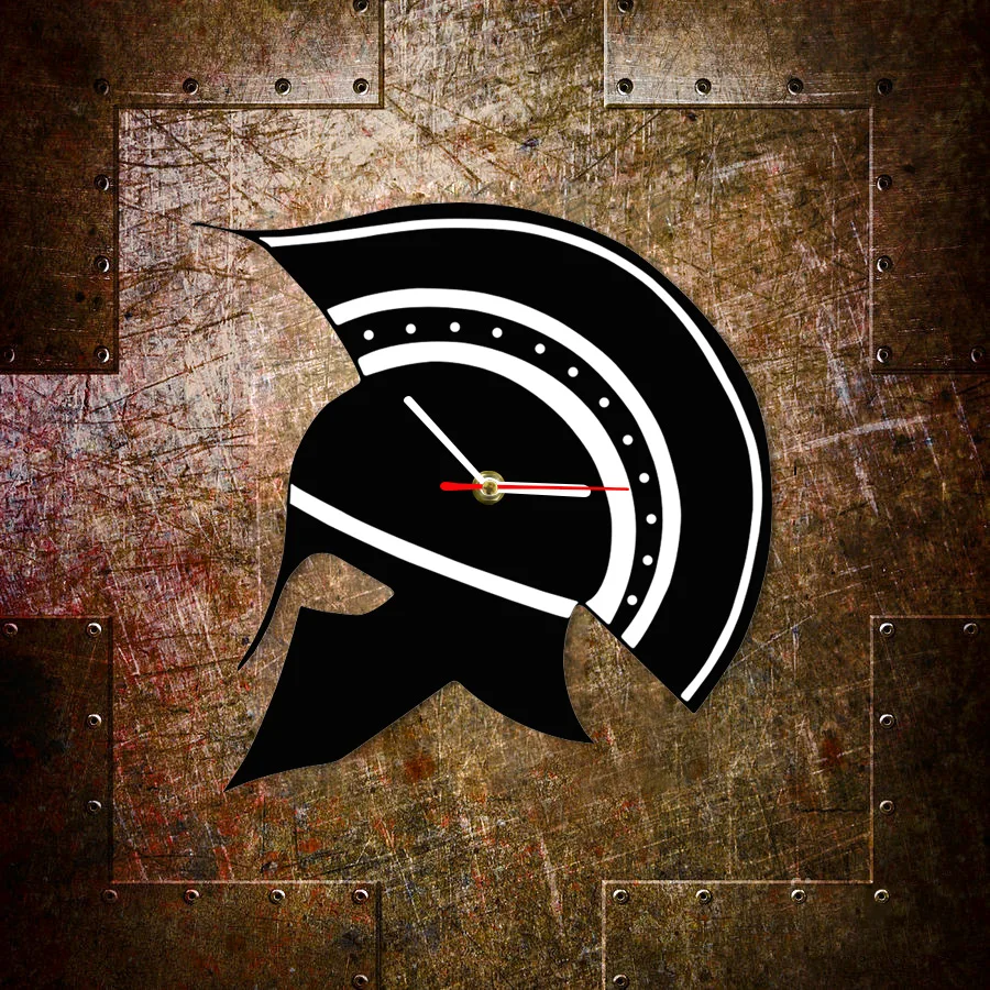Настенные часы Sparta с силуэтом греческого шлема греческие декоративные настенные