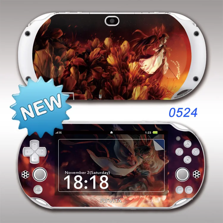 Передняя и задняя защитная PSV2000 кожи Стикеры s крышка для sony PS vita, PS vita 2000 сабля PSV2000 наклейка lovelive виниловые наклейки на кожу защиты