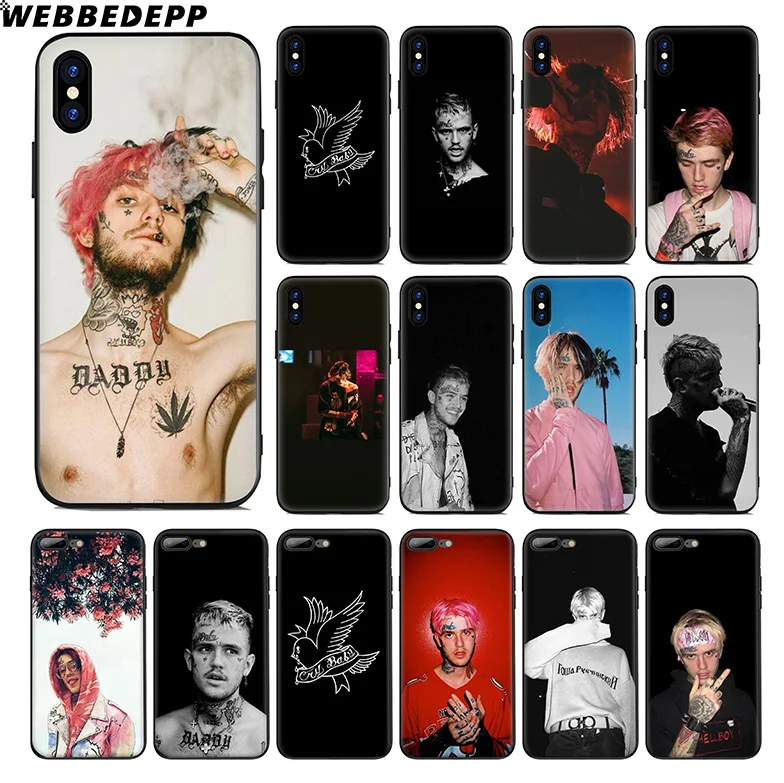 WEBBEDEPP Lil Peep Rip Мягкий силиконовый чехол для Apple iPhone 11 Pro Xr Xs Max X или 10 8 7 6 6S Plus 5 5S SE ТПУ |