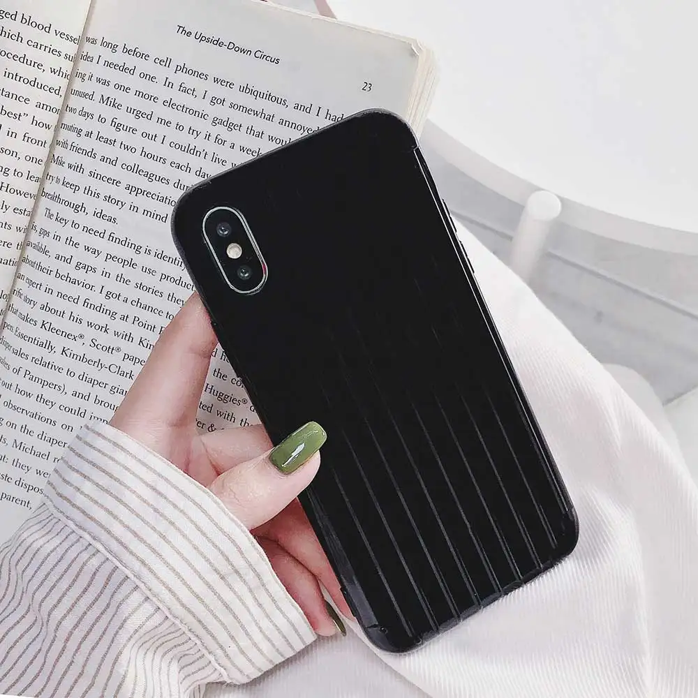 Чехол для телефона из мягкого ТПУ ярких цветов iphone XR X Xs max 6 6s 7 8 plus роскошный 3D