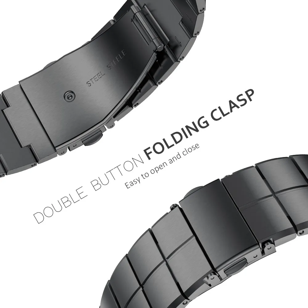 Ремешок для Apple Watchband 38/40 мм/42 44 мм Нержавеющая сталь металл 1 Браслет Smartwatch Band для Apple Watch Serise 1, 2, 3, 4, 5 лет