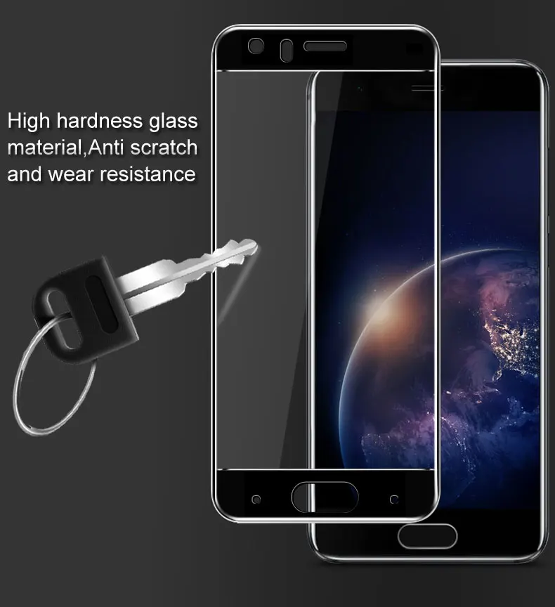 Закаленное стекло HATOLY для Huawei Honor 9 2 шт. защита экрана полное покрытие 3D пленка с