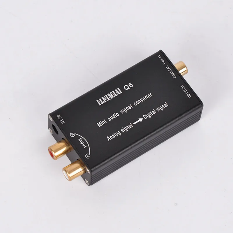 MINI Audio converter decoder L/R stereo analog signal to digital fiber coaxial output | Home Theater Amplifiers