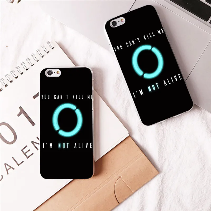 Detroit стать человека RK800 RK900 чехол для iphone 6 7 8 плюс X10 5 5C 4 жестких и прозрачный