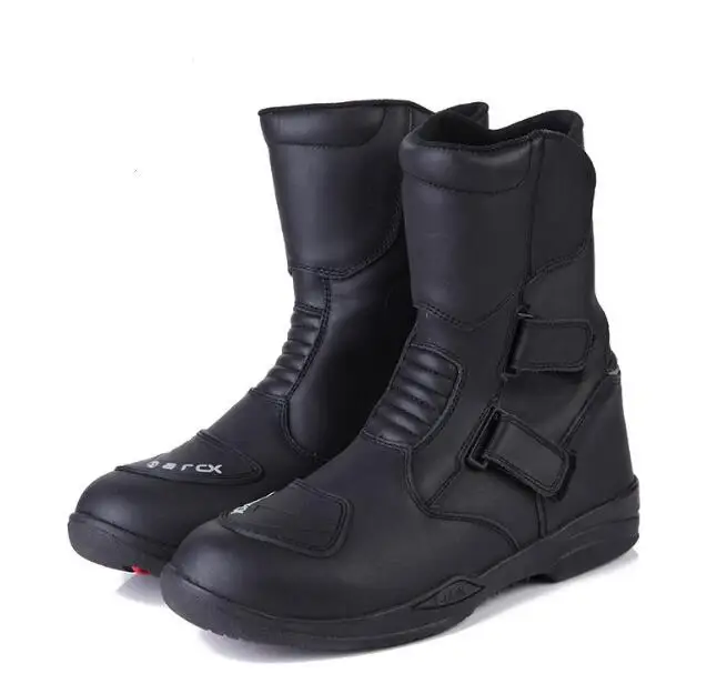 Мужские мотоциклетные ботинки ARCX коричневые водонепроницаемые из натуральной