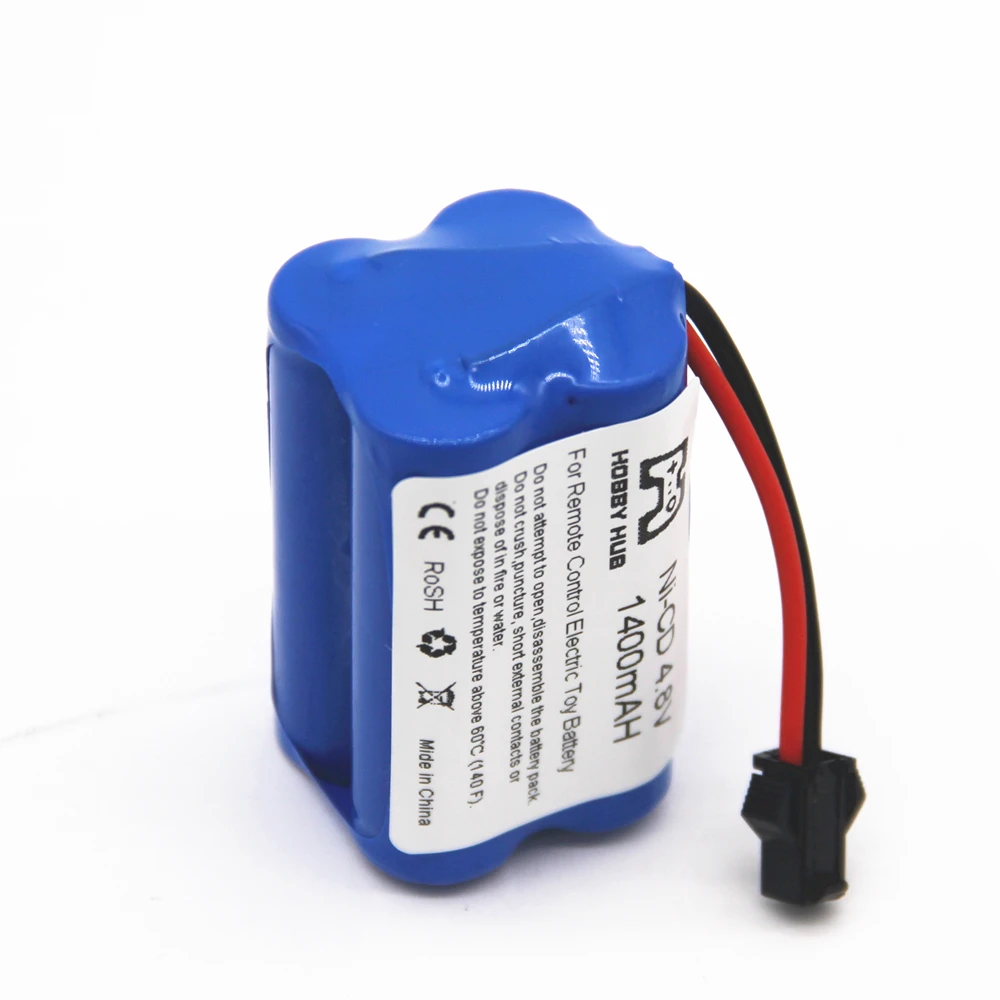 Hobby Hub 4,8 v 1400mah Ni-Cd аккумулятор nicd AA 4,8 v перезаряжаемый аккумулятор для радиоуправляемых автомобилей 4,8 v RC лодка игрушка батарея 4,8 V 1400