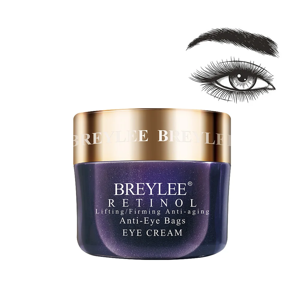 Retinol Eye Cream BREYLEE Vitamina C отбеливающий крем для ухода за кожей Retinol крем для лица сывороточная Гиалуроновая кислота антивозрастной крем уход за лицом - Цвет: Retinol Eye Cream