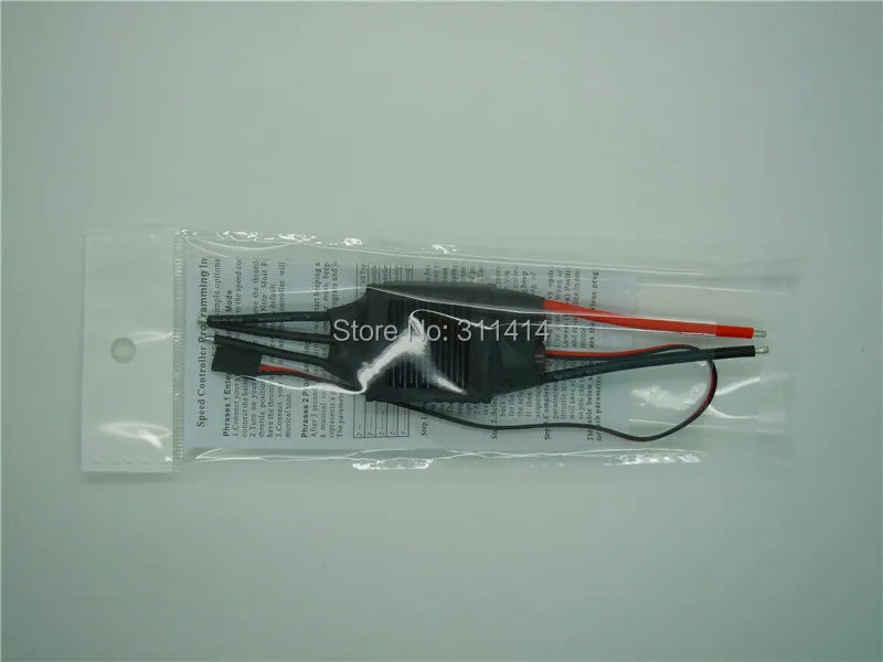 Контроллер скорости бесщеточного двигателя 2 шт./лот RC hobby ESC 50A 50ABEC3A 2-4S абсолютно