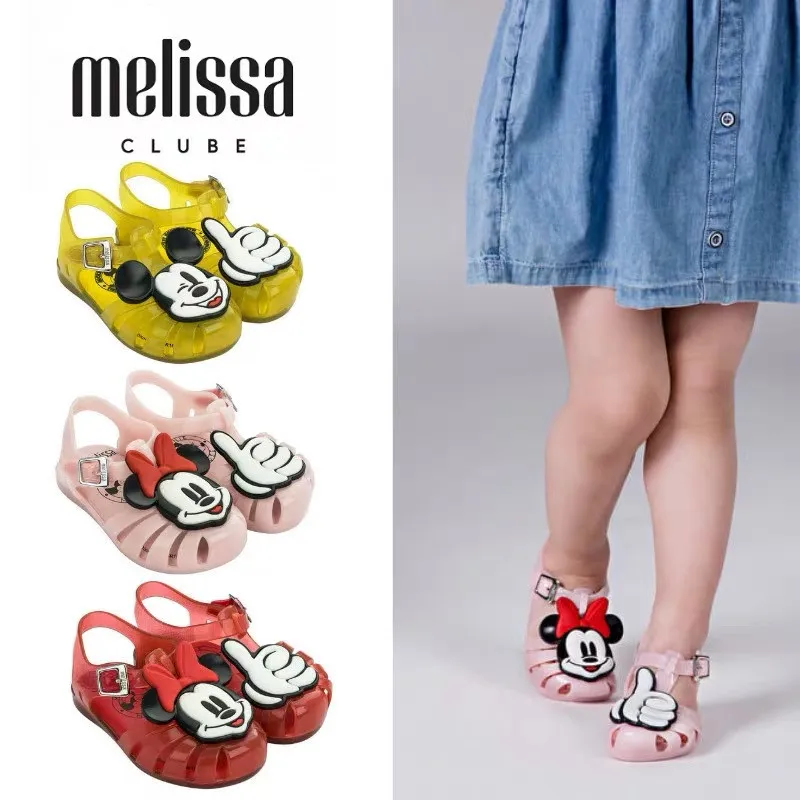 Melissa/обувь сандалии с Микки и Минни Новинка 2019 года для девочек детские летние