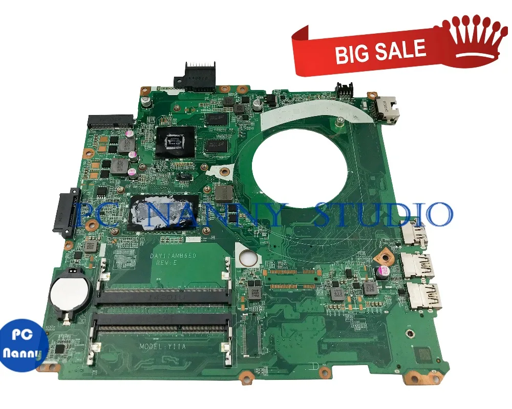 PCNANNY для ноутбука HP Envy 14 U материнская плата DAY11AMB6E0 I7 4510U SR1EB GeForce 840M