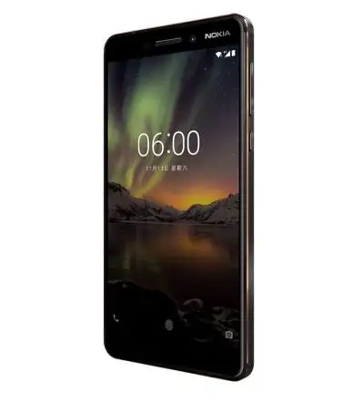 Мобильный телефон Nokia 6 2 го поколения TA 1054 4 Гб + 64 ГБ Android 7 Восьмиядерный процессор