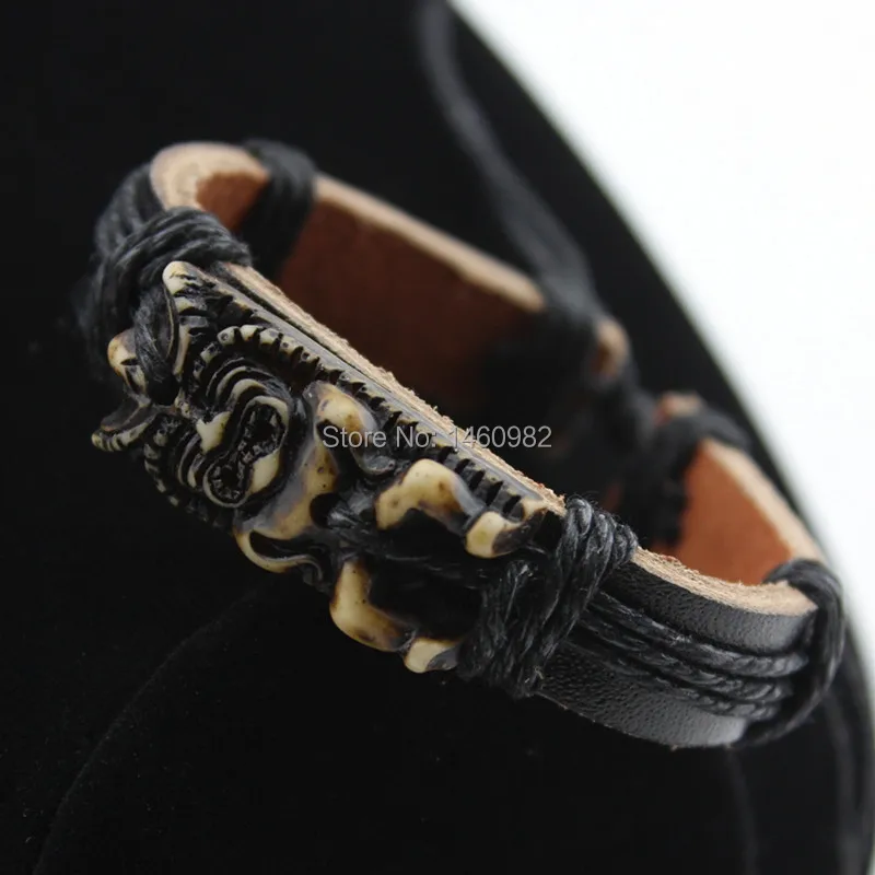 Ювелирные изделия оптом Лот 12 шт имитация кости резные маори тики Тотем кожаный