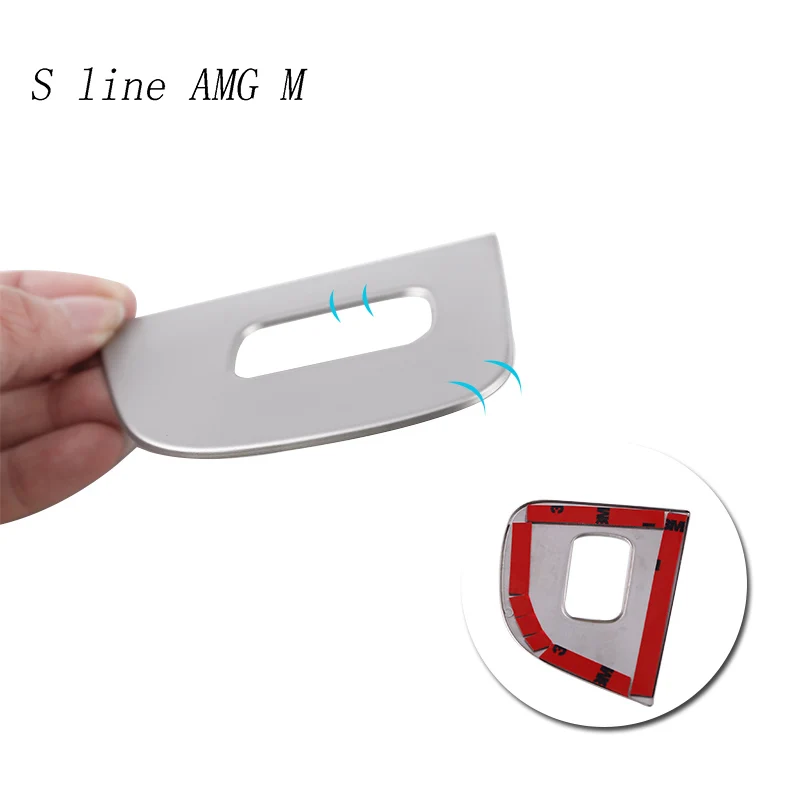 Декоративная накладка на кнопку заднего багажника для Mercedes Benz E Class W213 в стиле автомобиля.