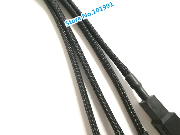 

23CM 3P to 4 Pins Male IDE PC Fan Power Cable Adapter Connector